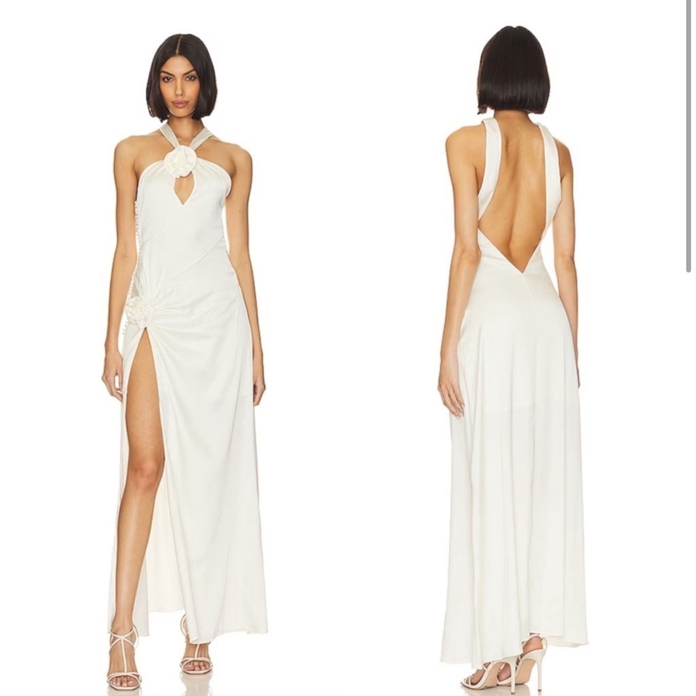 For Love & Lemons Paula Gown in White